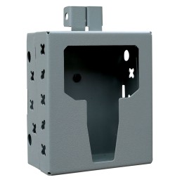 Moultrie MCA14058 Security Box  Compatible With 2021 Moultrie Cameras Gray Powder Coated Steel