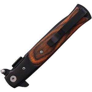 Linerlock A/O Brown Wood