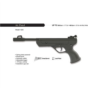 1020 Air Pistol .177 Caliber