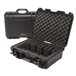 Nanuk 9254UP1 925 4 UP Pistol Case Waterproof Black Resin with ClosedCell Foam Padding 17 L x 11.80 W x 6.40 H Interior Dimensio