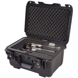 Nanuk 918REV01 918 3 Up Revolver Case Black Polymer with Foam Padding  Latches 14.90 L x 9.80 W x 8.60 H Interior Dimensions