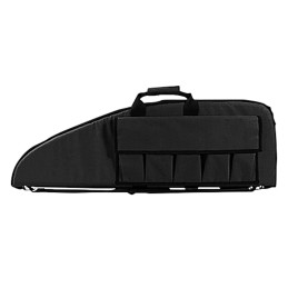 NcStar CV290742 VISM Rifle Case Black PVC Nylon with Foam Padding Double Zippers Carry Handle  ID Holder 42 L x 13 H Interior Di