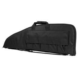 NcStar CV290738 VISM Rifle Case with Double Zippers ID Holder Foam Padding  Black Finish 38 L x 13 H Interior Dimensions