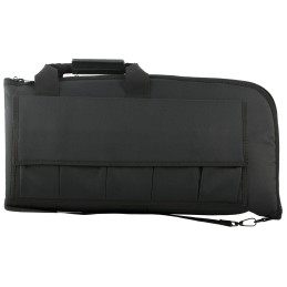 NcStar CV290746 VISM Rifle Case Black PVC Nylon with ID Holder Foam Padding Double Zippers  Mag Pouches 46 L x 13 H