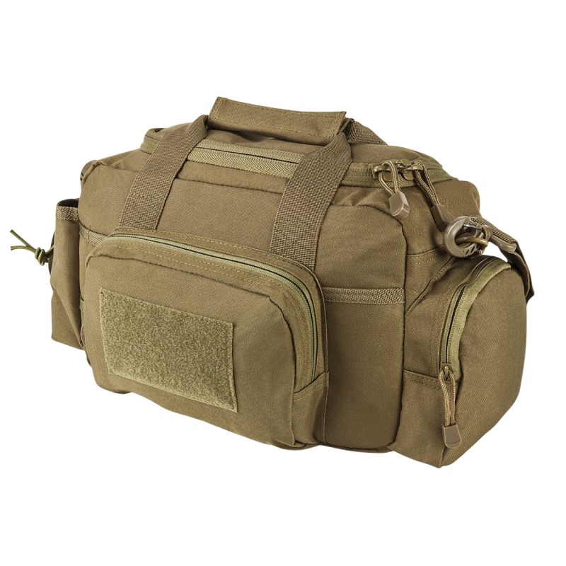 NcStar CVSRB2985T VISM Range Bag with Small Size Side Pockets PALs Webbing Carry Handles Pockets  Tan Finish