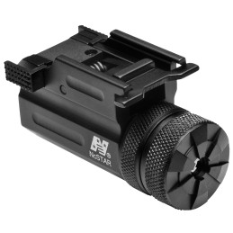 NcStar AQPTLMG Compact Green Laser with QR Weaver Mount  Black Anodized