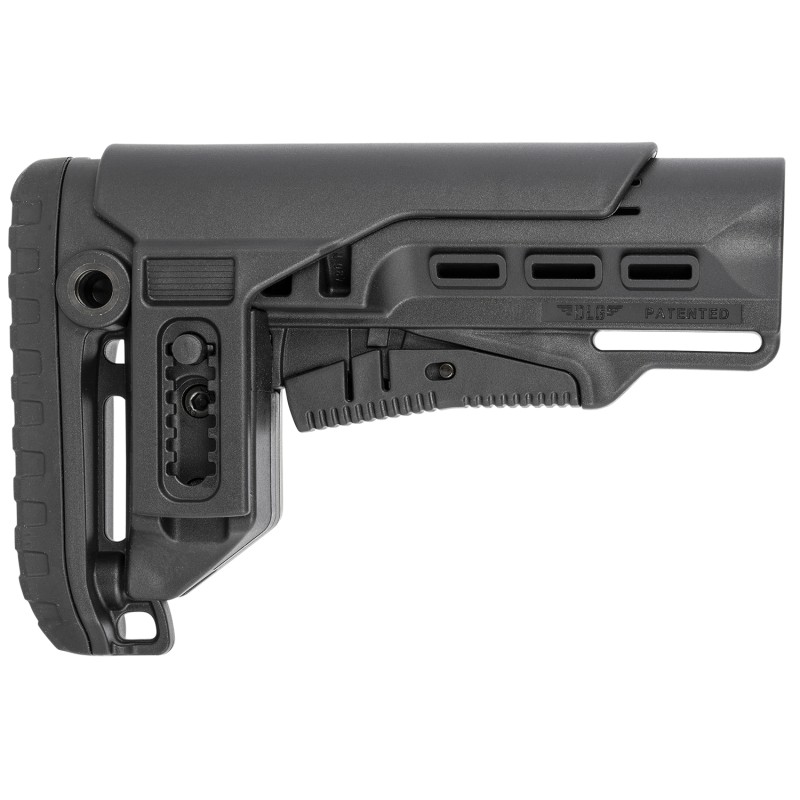 NcStar VG087052 Tactical PCP52 MilSpec Stock Black Synthetic Collapsible with Adjustable Cheekpiece