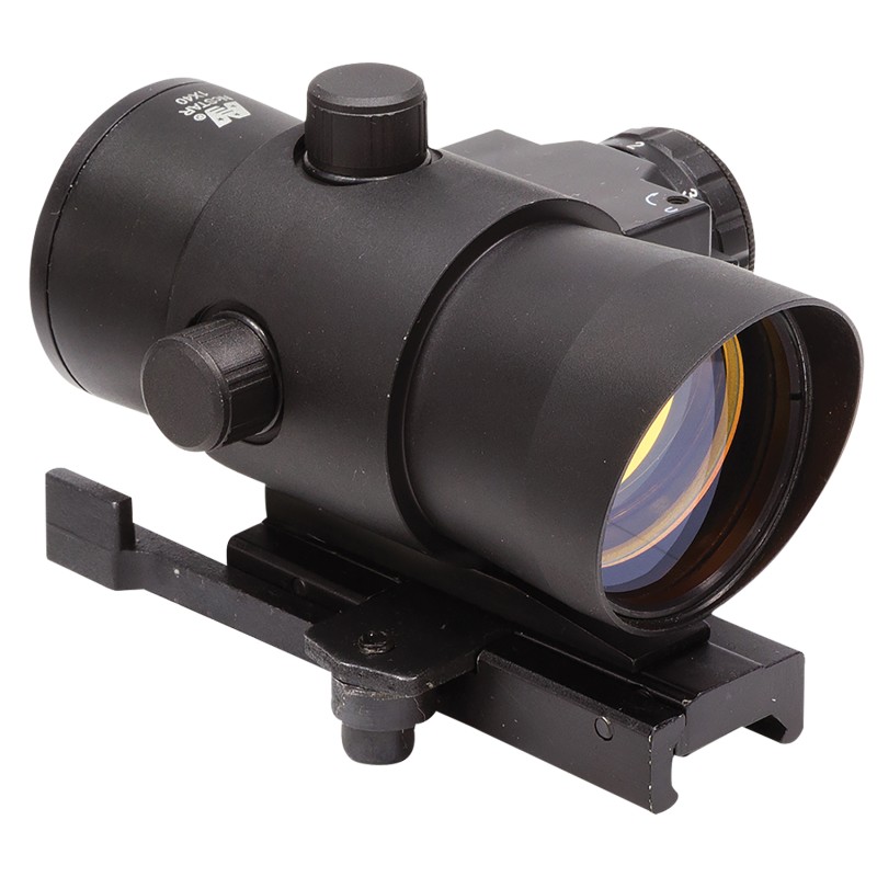 NcStar DLB140R 40mm Red Dot with Red Laser  1x40mm 3 MOA Red Dot Reticle Adjustable QR Mount Black Anodized Aluminum