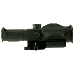 NcStar VSRTP3940GV3 SRT  Gen 3 Black Hardcoat Anodized 39x40mm Illuminated P4 Sniper Reticle Green Laser