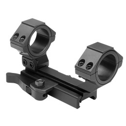 NcStar MARCQ AR15 Adjustable QR Scope MountRing Combo Black Anodized