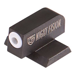 Night Fision CNK025001WGX Perfect Dot Tritium Night Sights For Canik  Black  Green Tritium White Ring Front Sight