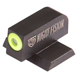 Night Fision CNK025001YGX Perfect Dot Tritium Night Sights For Canik  Black  Green Tritium Yellow Ring Front Sight