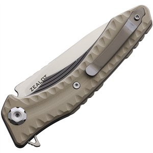 Zealot Linerlock Tan