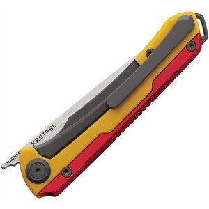 Kestrel Framelock Yellow/Red