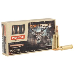 Norma Ammunition 20166512 Dedicated Hunting Tipstrike 6.5 Creedmoor 140 gr 20 Per Box 10 Case