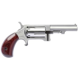 North American Arms SW250 Sidewinder  22 WMR 5rd 2.50 Barrel Overall Stainless Steel Finish  Rosewood Birdshead Grip