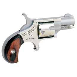 North American Arms 22S MiniRevolver  22 Short Caliber with 1.13 Barrel 5rd Capacity Cylinder Overall Stainless Steel Finish  Ro