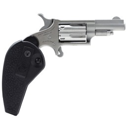 North American Arms 22LLRHG MiniRevolver  22 LR 5 Shot 1.63 Barrel Overall Stainless Steel Finish Black Synthetic Holster Grip