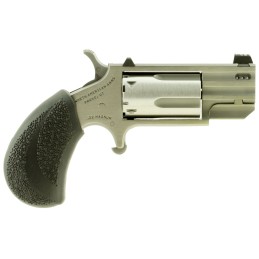 North American Arms PUGTP Pug  22 WMR 5 Shot 1 Ported Barrel Overall Stainless Finish Black Polymer Grips