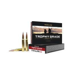 Nosler 60102 Trophy Grade LongRange 3006 Springfield 168 gr Nosler Spitzer AccuBond Long Range 20 Per Box 10 Case