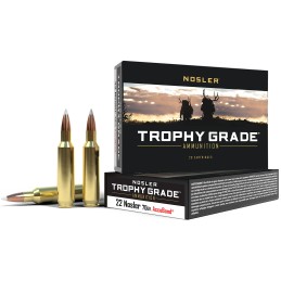 Nosler 60918 Trophy Grade  22 Nosler 70 gr Nosler AccuBond 20 Per Box 20 Case