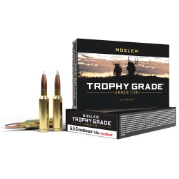 Nosler 60080 Trophy Grade  6.5 Creedmoor 140 gr Nosler AccuBond 20 Per Box 10 Case