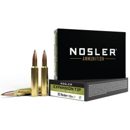 Nosler 40042 ETip  33 Nosler 225 gr E Tip Lead Free 20 Per Box 10 Case