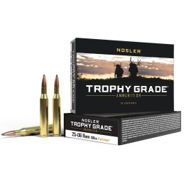 Nosler 60005 Trophy Grade  2506 Rem 100 gr Nosler Spitzer Partition 20 Per Box 10 Case