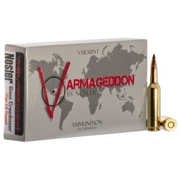 Nosler 65172 Varmageddon  6mm Creedmoor 70 gr Flat Base Tipped 20 Per Box 10 Case