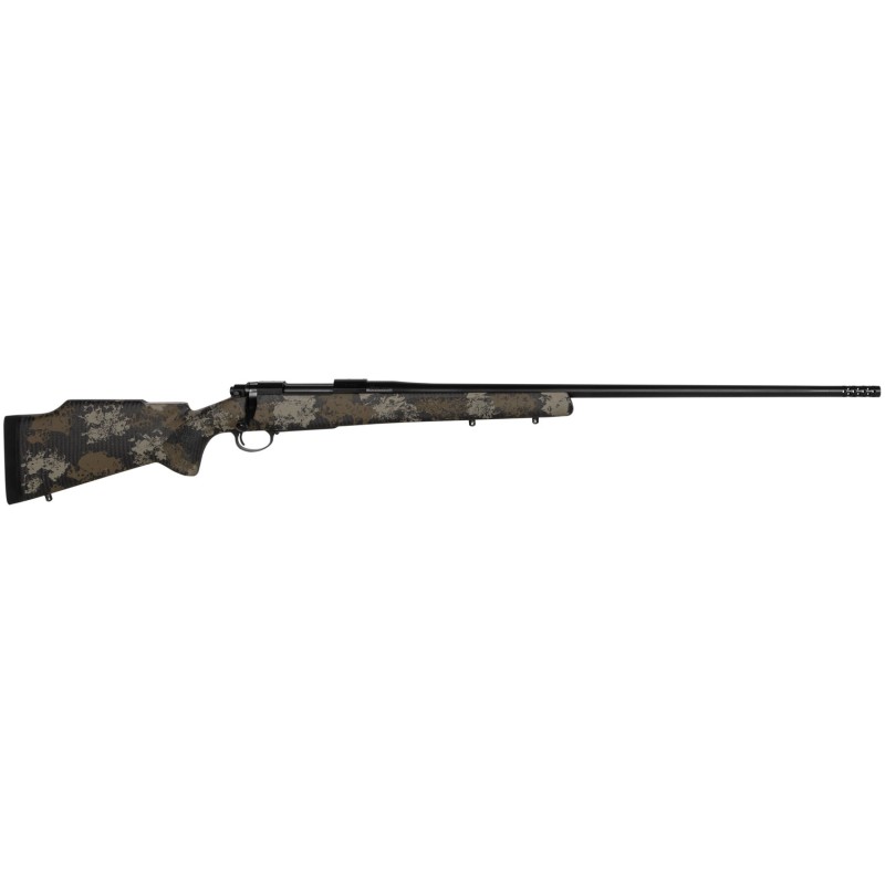 Nosler 41848 M48 LongRange 6.5 Creedmoor 41 26 Barrel Graphite Black Cerakote Metal Finish Black with GreenTan Sponge Pattern Ma