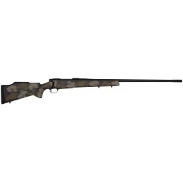 Nosler 42148 M48 LongRange 300 Win Mag 31 26 Barrel Graphite Black Cerakote Metal Finish Black with GreenTan Sponge Pattern Mann