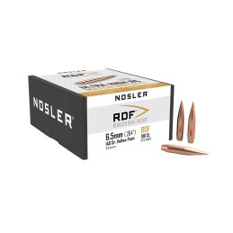 Nosler 49824 RDF Match 6.5mm .264 140 gr Hollow Point Boat Tail 100 Per Box