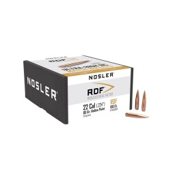 Nosler 53441 RDF Match 22 Cal .224 85 gr Hollow Point Boat Tail 100 Per Box