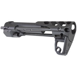 Odin Works OSCQSBLK Close Quarters Rifle Stock Black 6061T6 Aluminum Compatible w AR15M45.56223