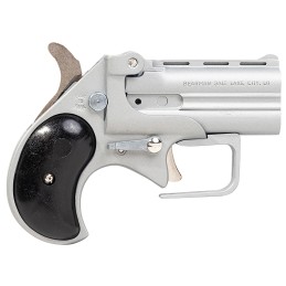 Cobra Pistol BBG380SB Derringer Big Bore 380 ACP 2 Shot 3.50 Satin Stainless Barrel  Frame wBlack Grips