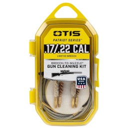 Otis FG70122 Patriot Cleaning Kit .17.22Cal HandgunRifle15 Pieces Yellow Plastic Box Case