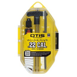 Otis FGSRS22 .22 Cal Cleaning Kit For Rifle  Pistol .22 Cal.223 Cal5.56mm Yellow Plastic Box Case