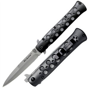 Ti-Lite Spring Leaf Lock Black