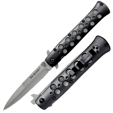 Ti-Lite Spring Leaf Lock Black
