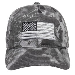 Outdoor Cap 12015933 USA Flag  Kryptek Raid Hook  Loop OSFA Unstructured