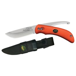 Outdoor Edge SZ20NC SwingBlade  3.603.20 Folding SkinningGutting Plain Aichi AUS8 SS Blade Blaze Orange TPR Handle