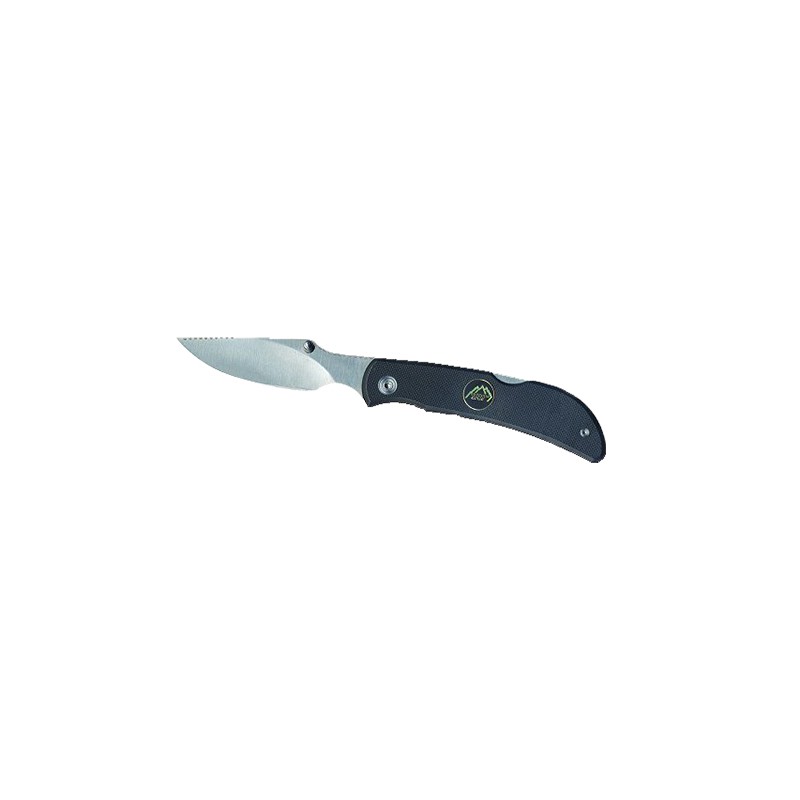 Outdoor Edge CL10C Caper Lite  2.50 Folding Plain AUS8 SS Blade G10 Black Handle