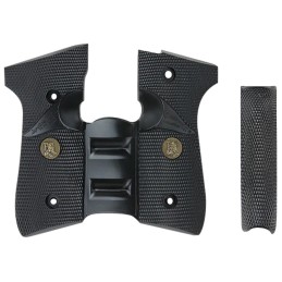 Pachmayr 02500 Signature Grip Wraparound Black Rubber with Backstrap  Finger Grooves for Beretta 92FS 96FS