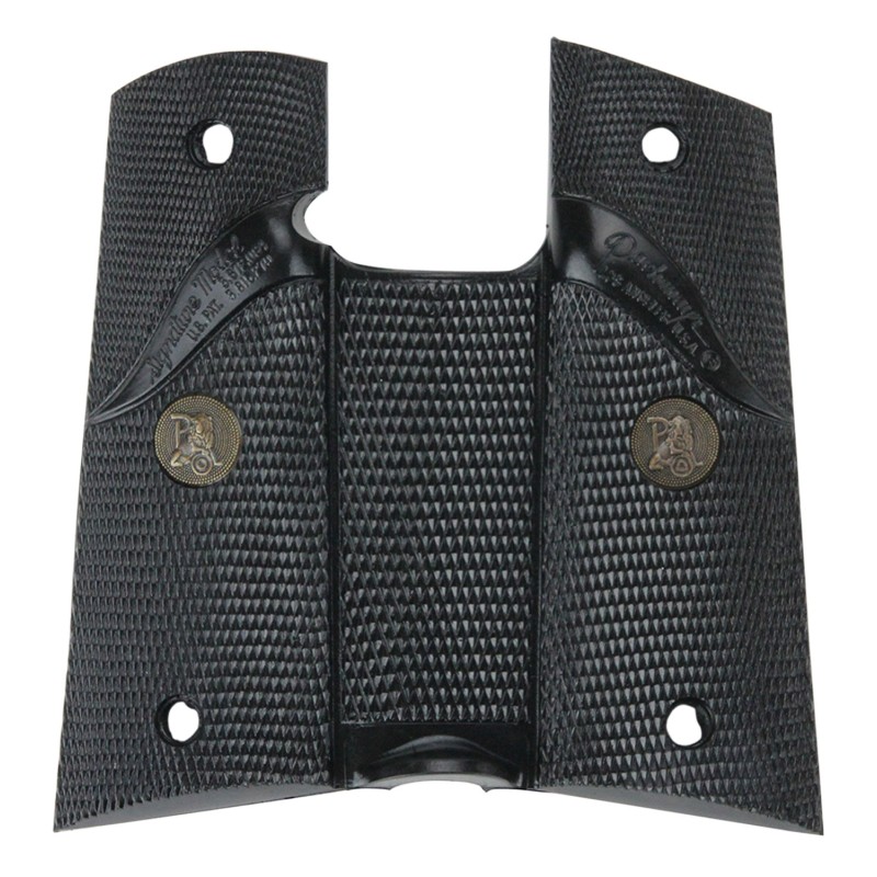 Pachmayr 02919 Signature Grip Wraparound Checkered Black Rubber for Colt MK IV Series 80 Delta Elite