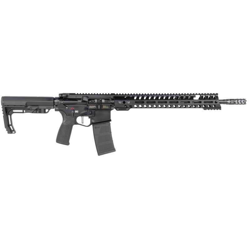 Patriot Ordnance Factory 00856 Renegade   5.56x45mm NATO 16.50 301 Black Hard Coat Anodized Black Nitride 6 Position MFT Stock B