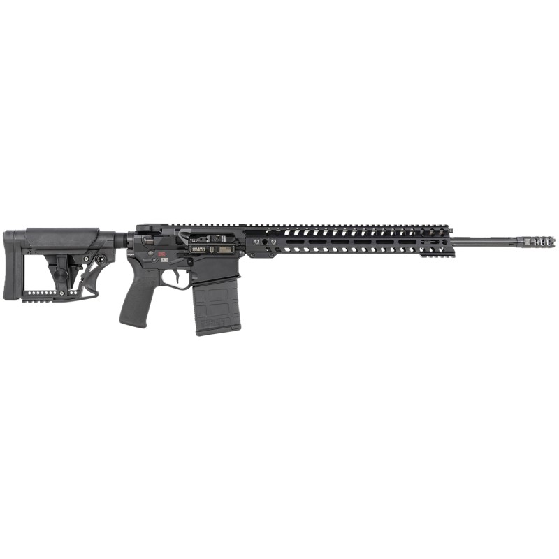 Patriot Ordnance Factory 01566 Revolution Gen4 6.5 Creedmoor 20 201 Black Hard Coat Anodized Adjustable Magpul PRS Stock