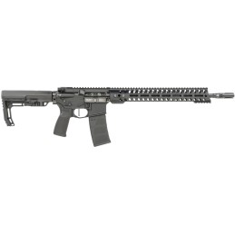 Patriot Ordnance Factory 01644 Minuteman Direct Impingement 5.56x45mm 301 16.50 Nitride Treated Threaded Barrel Black Hard Coat 