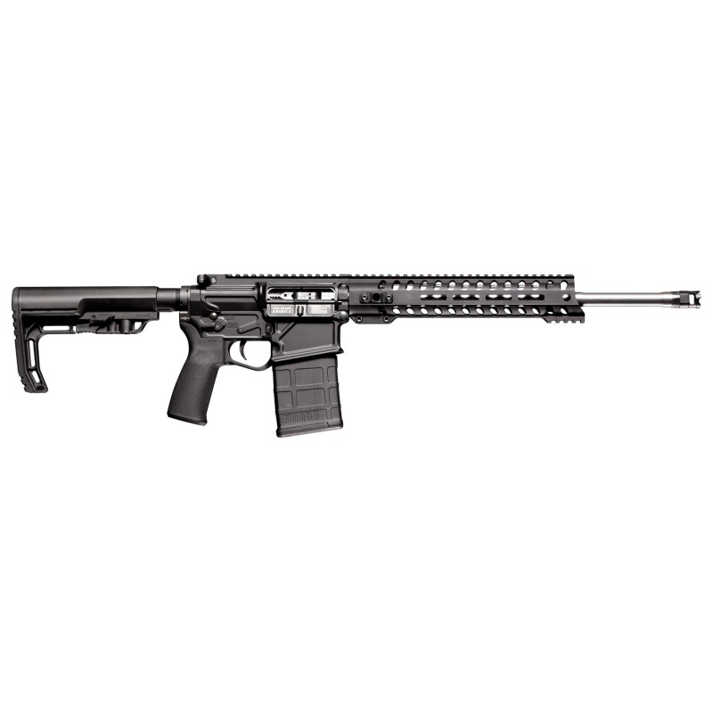 Patriot Ordnance Factory 01662 Rogue Direct Impingement 7.62x51mm NATO 201 16.50 Stainless Steel Barrel Black Anodized Receiver 