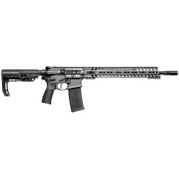 Patriot Ordnance Factory 01647 Minuteman Direct Impingement 350 Legend 16.50 101 Tungsten Rec14.5 MLok Handguard Black Nitride B