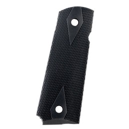 Pearce Grip PG19112 Side Panel Grips  Double Diamond Checkering Black Rubber for 1911 Government